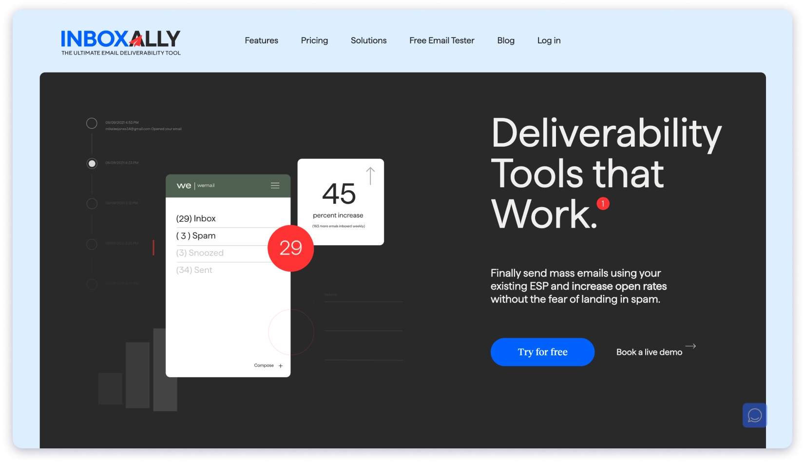 InboxAlly takes a different approach to email warm-up. It focuses on granular engagement signals rather than just sending volume.