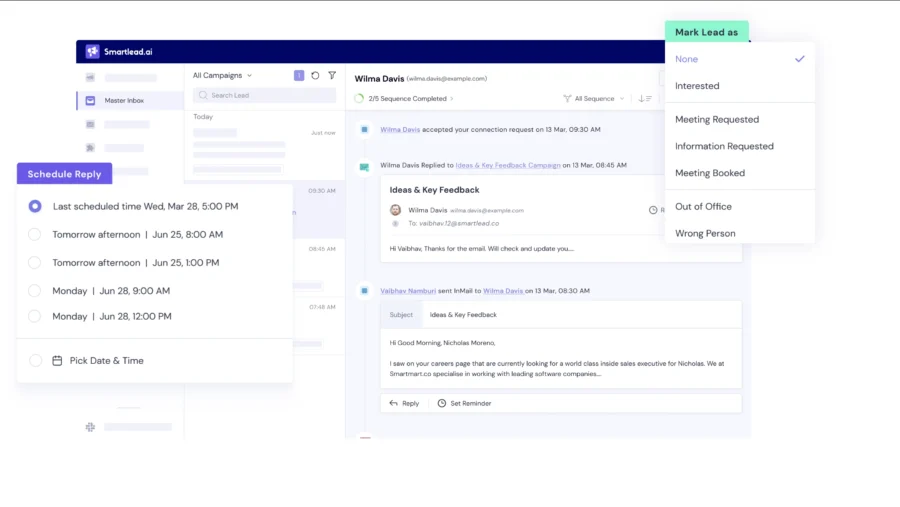 Smartlead Dashboard