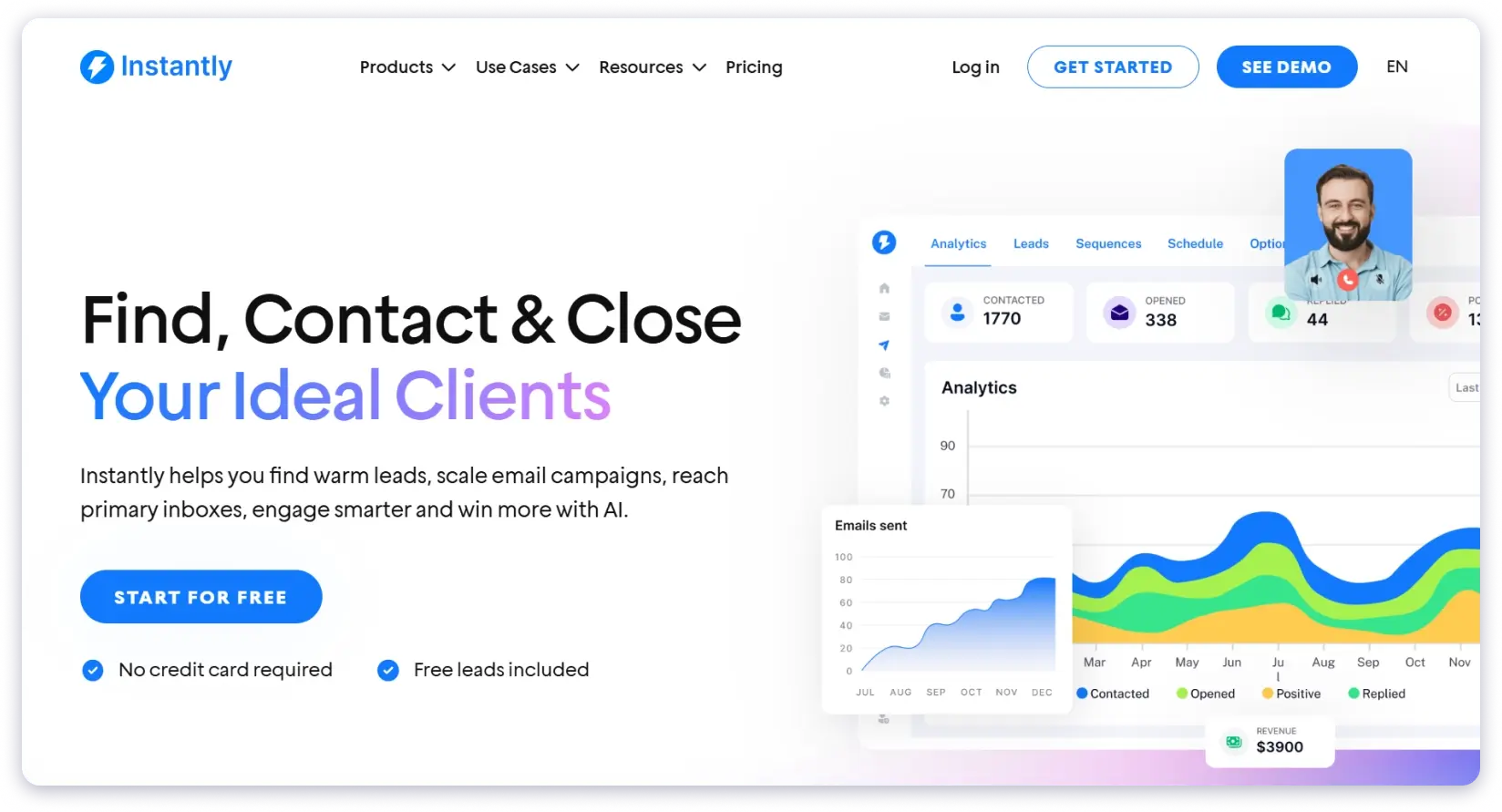 Instantly.ai is a well know cold email outreach platform.