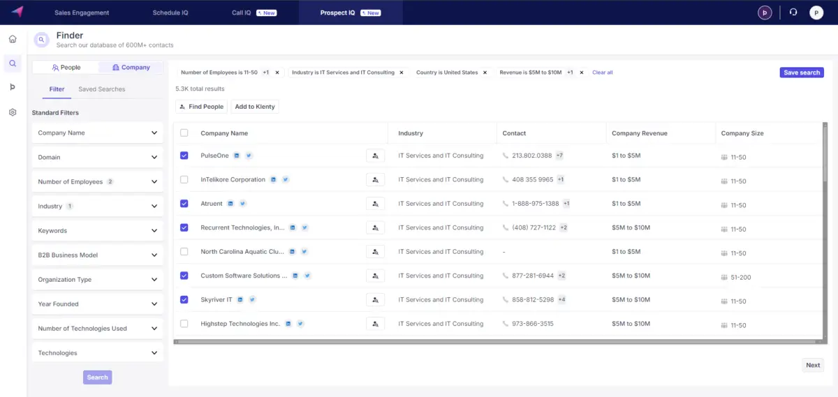 Klenty is a AI-powered sales engagement tool which is very similar to Apollo.io