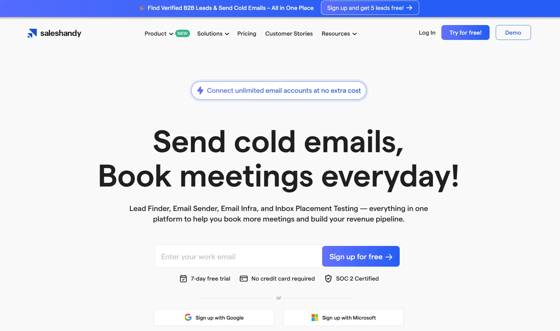 Saleshandy is an AI-powered cold outreach automation too you can use for outbound lead generation.