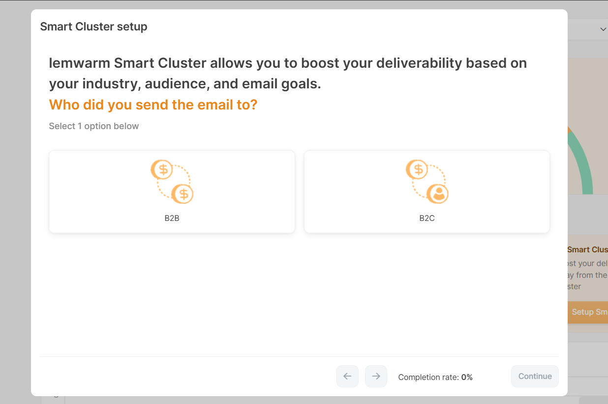 Smart Cluster Setup in Lemwarm