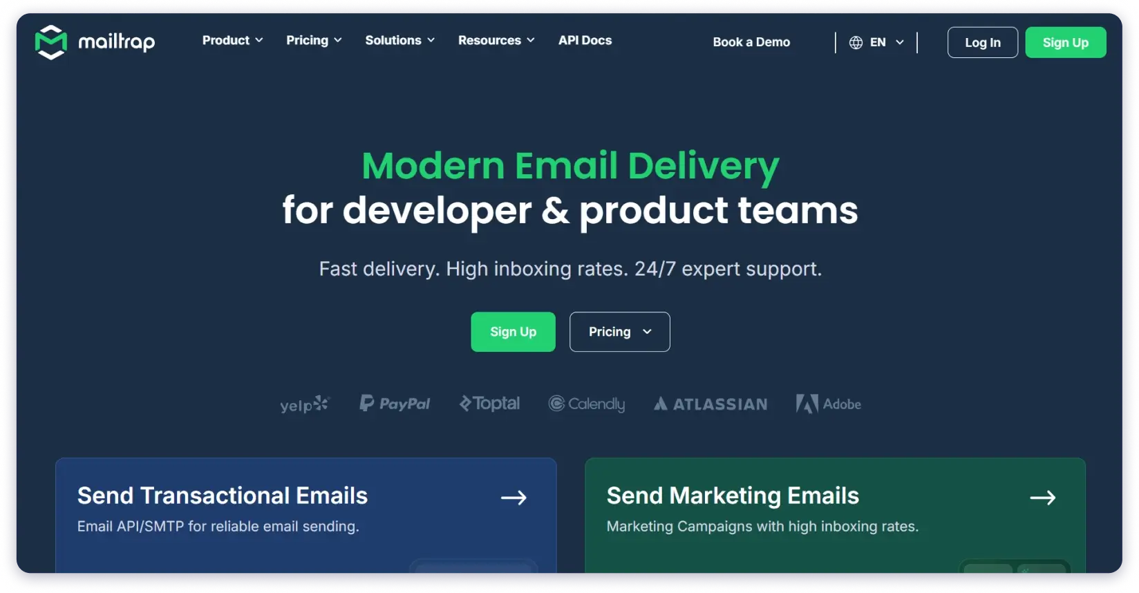 Mailtrap - is an MxToolbox alternative that allows you to test emails in a safe environment before sending them to real inboxes