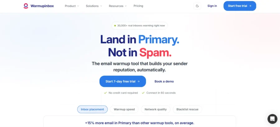 Warmup Inbox Charges you per inbox
