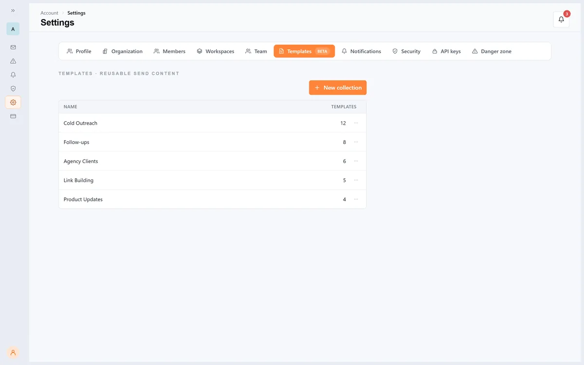 Custom Templates for Warmup Emails